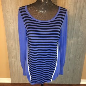 Oso Casuals Knit Striped Sweater Size M
